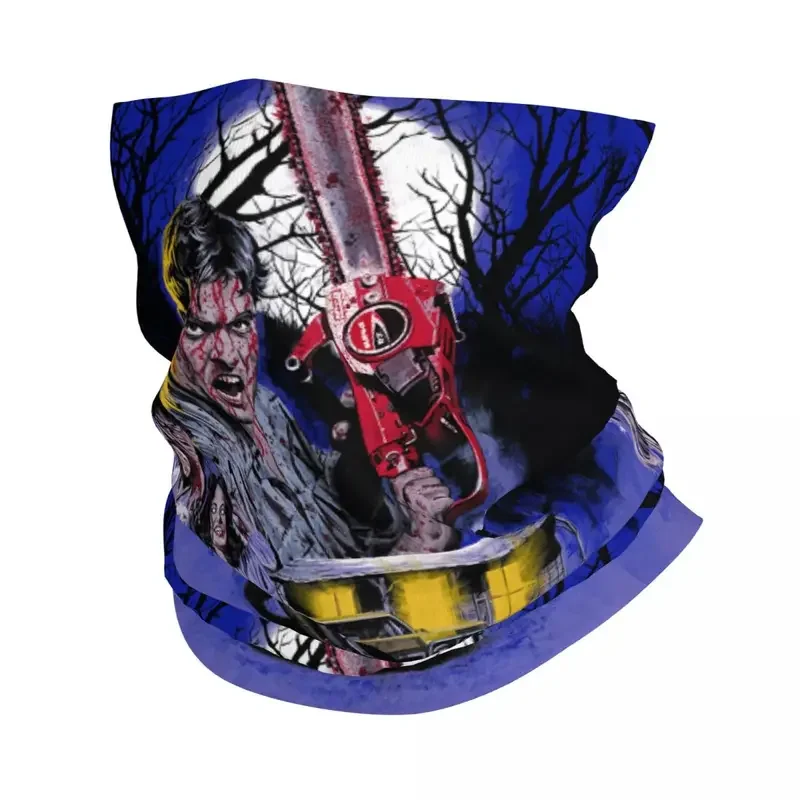 The Evil Dead Bandana Neck Warmer Men Women Winter Ski Hiking Scarf Gaiter Supernatural Horror Film Face Cover