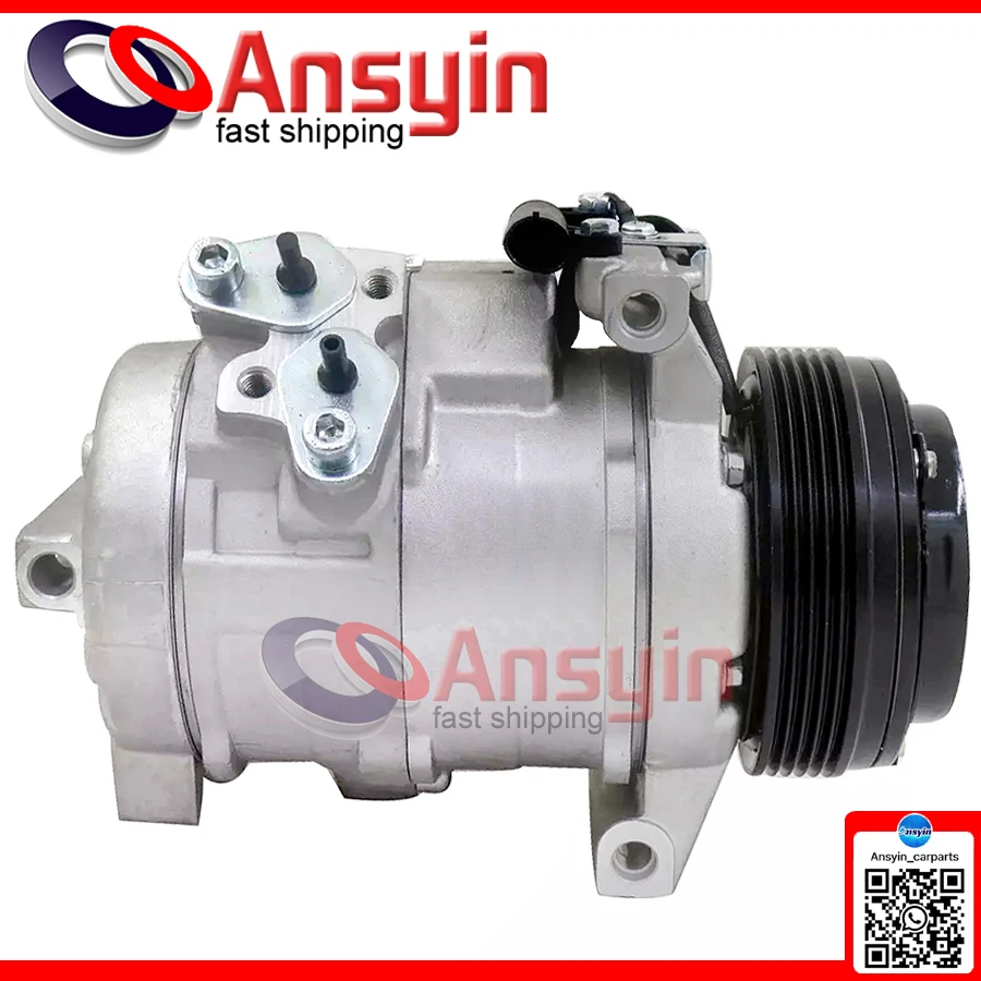 10S17C AC Compressor For BMW X5 E53 2000 2001 2002 2003 447170-8180 447220-3320 447220-3324 447220-332 664526921651 64526909628