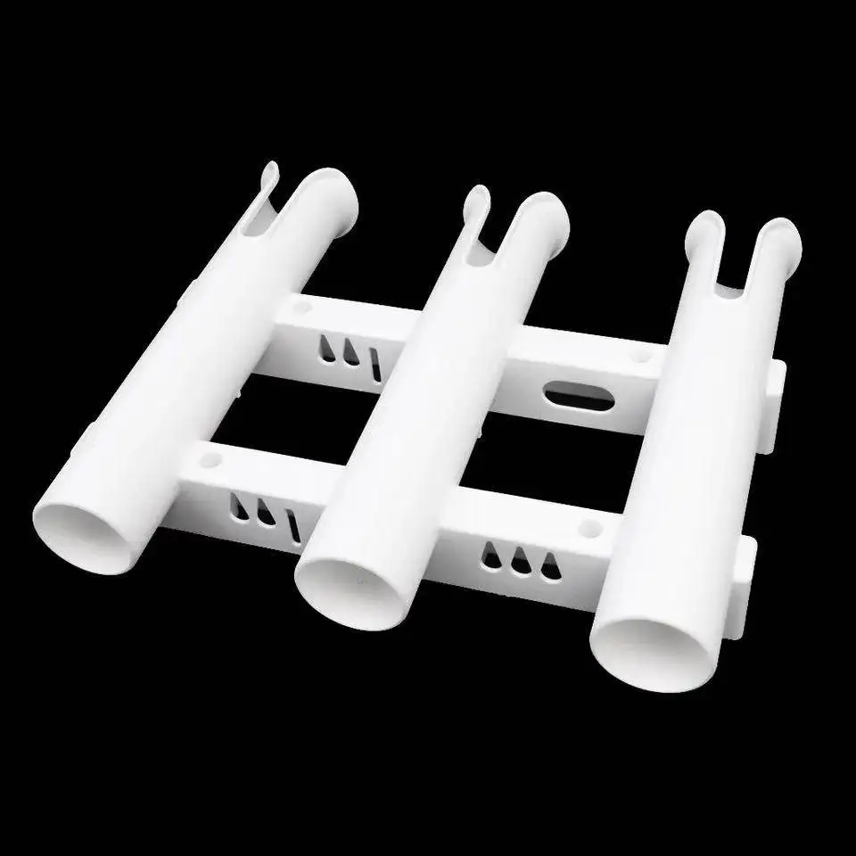 Triple tube plastic fishing rod tube, rod bracket, kayak  holder, boat bracket, fishing rod