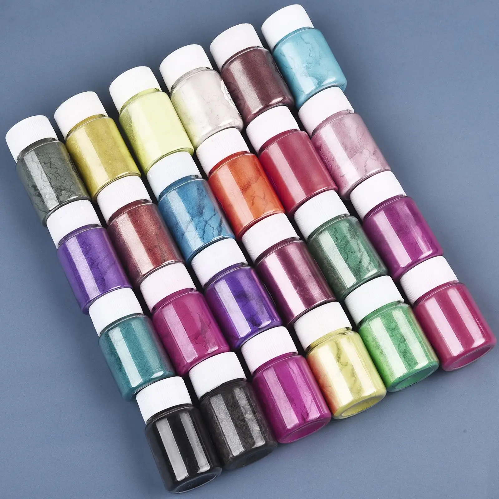 24Color Pearlescent Powder Pigment Colorant Dye Soap Candle Epoxy Resin Dye Pearl Pigment DIY Jewelry Crafts Making Supplies