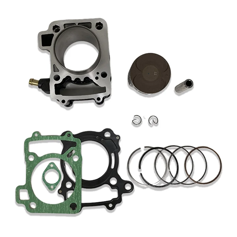 Kit de pistón de cilindro de motor de motocicleta de 77Mm para Bajaj Pulsar 200NS Rouser NS200 200Cc
