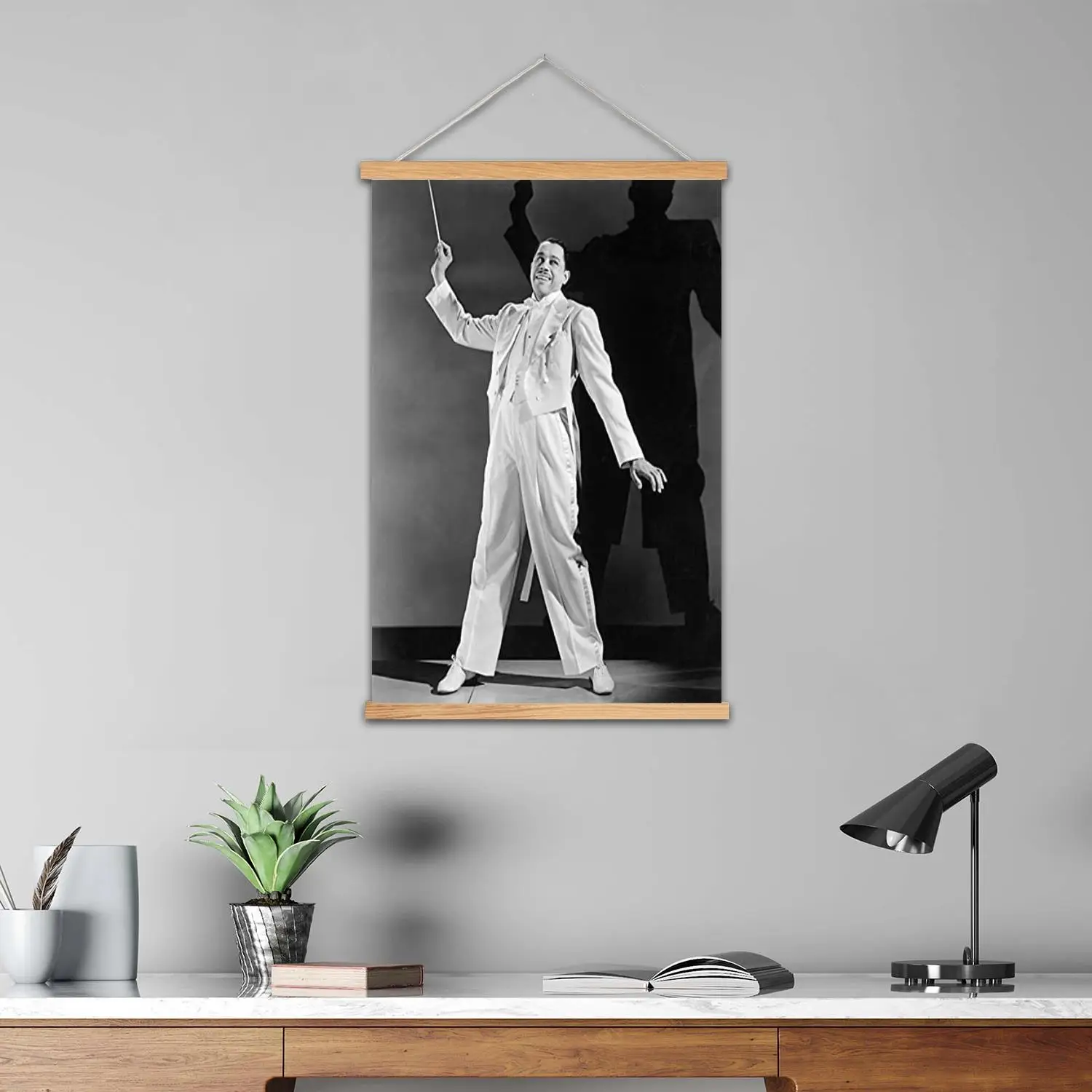 لوحة جدارية مؤطرة من Cab Calloway ملصق فني على القماش وفن جداري، عائلة حديثة، ديكور غرفة النوم، ملصقات، لوحة زخرفية #3