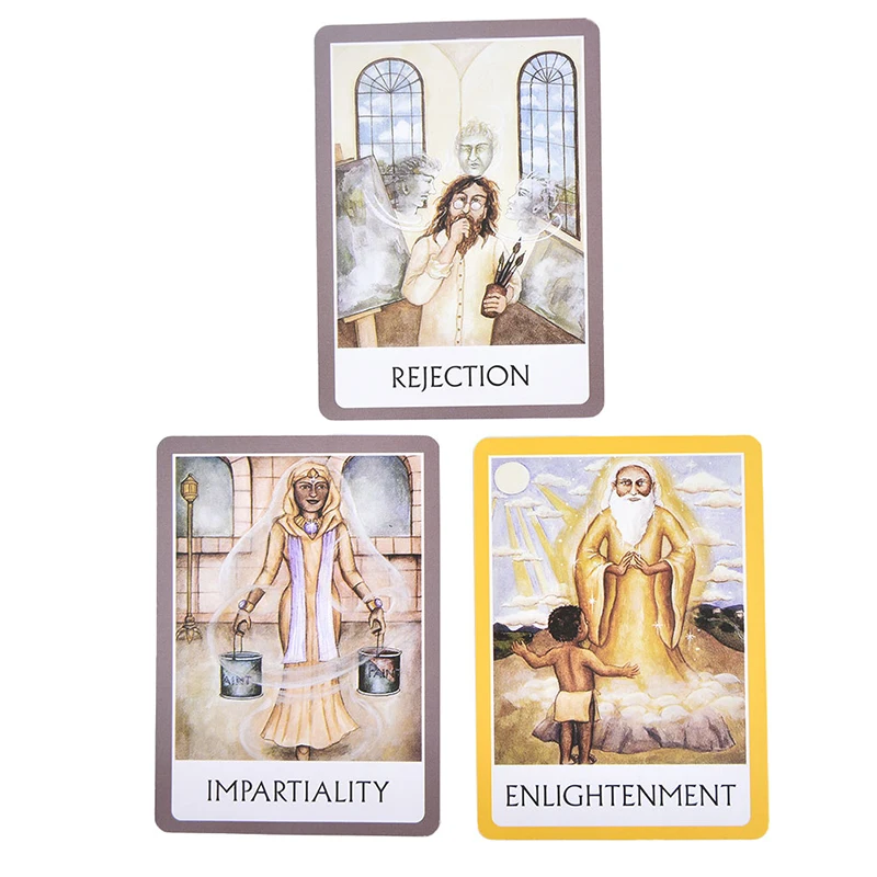 عالية الجودة ورقة كاملة الألوان شقرا الحكمة أوراكل غامض بطاقات التارو لوازم السحر بطاقات أوراكل الحب العرافة نفسية #3