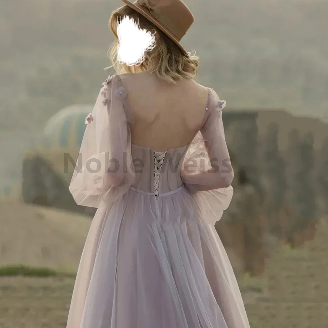 فساتين سهرة أنيقة على شكل حرف A مع فستان زفاف مزين للنساء لحفلات الزفاف حسب الطلب