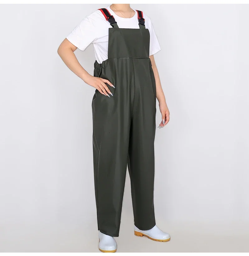 

Man's Cami Jumpsuit Waterproof Rainproof Thick Working Sea Food