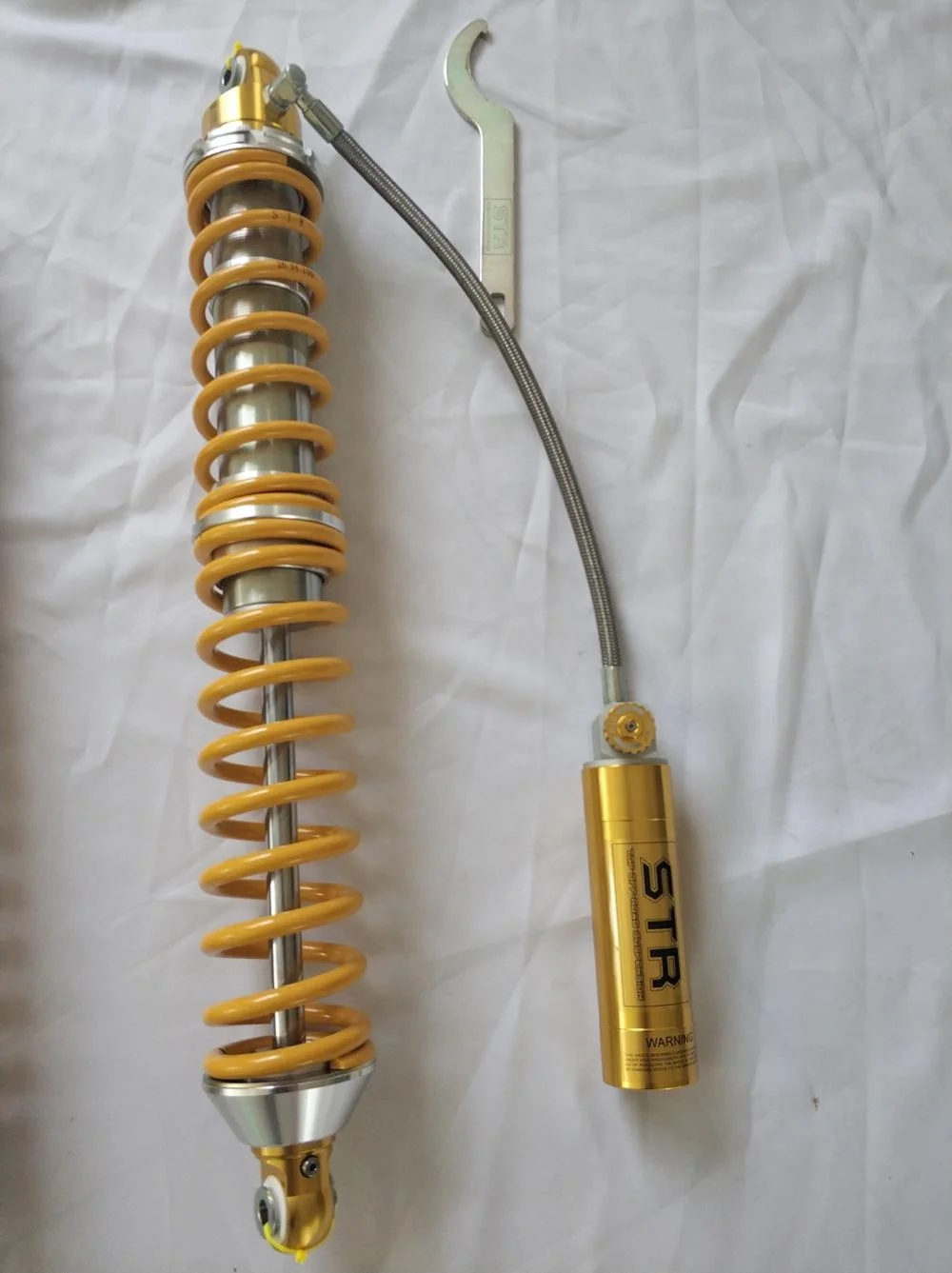 Off road suspension coil over 36 stages rebound adjustable coil over nitrogen gas shock absorber