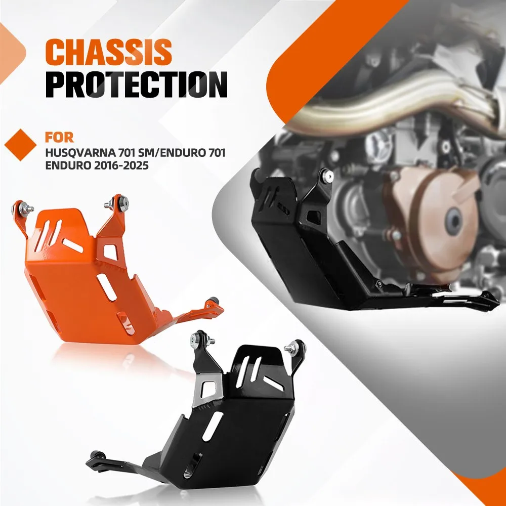 Engine Guard Protector Cover Chassis Protection Cover Guard Bottom Skid Plate For Husqvarna 701 SM/Enduro 701 Enduro 2016-2025