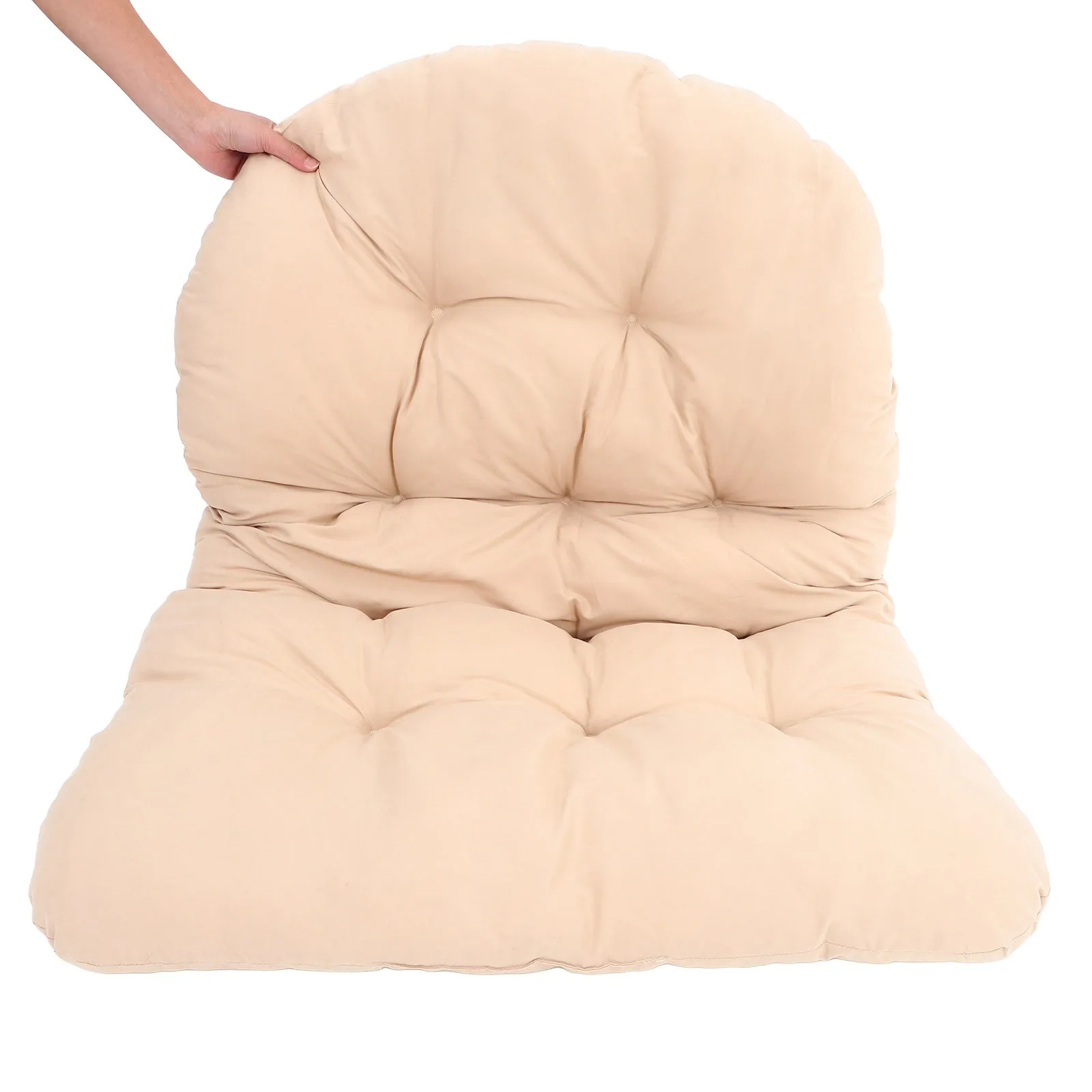 Hanging Egg Chair Cushion Waterproof Uv Resistant High Density Foam Outdoor Swing Seat Pad Washable Replacement For Rattan