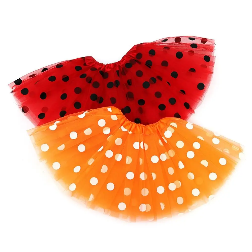 الصيف موجة نقطة توتو تنورة تول المعاوضة تنورة الرقص الملونة الأميرة تنورة أطفال بنات
