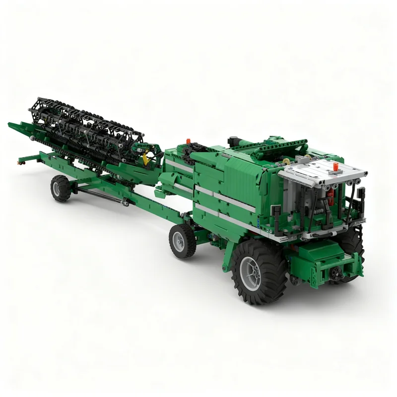 3496pcs MOC Combine Harvester Full DEUTZ FAHR TopLiner Technical Model Building Blocks DIY Creative Gift Display Decor Premium