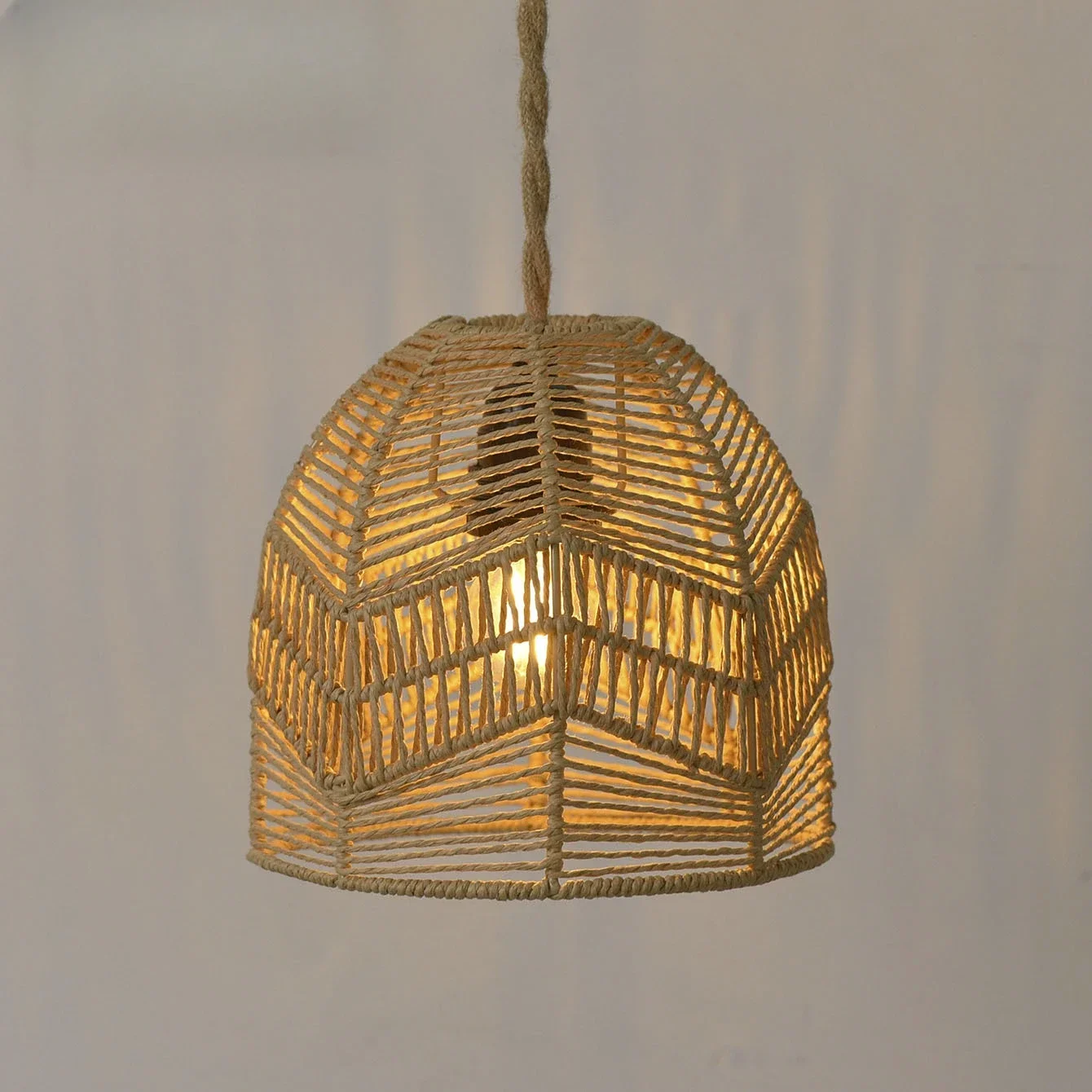 

Paper Rope Lampshade Hand Woven Lighting Accessories Homestays Pendant Lights Covers