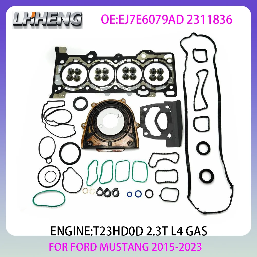 Juego de juntas de motor T23HDOD para FORD USA MUSTANG Convertible EXPLORER MUSTANG Coupe 2.3L 2.3 L T L4 GAS 15-23 EJ7E6079AD 2311836