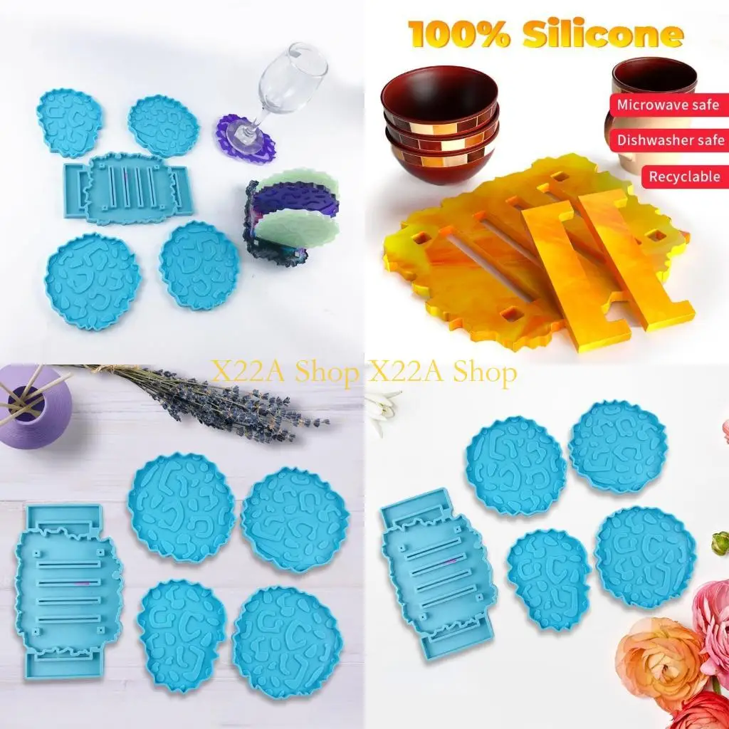 

Уникальные смоляные формы с леопардовым принтом для изготовления подставок, коврика для чашек и держателя, форма для рукоделия,