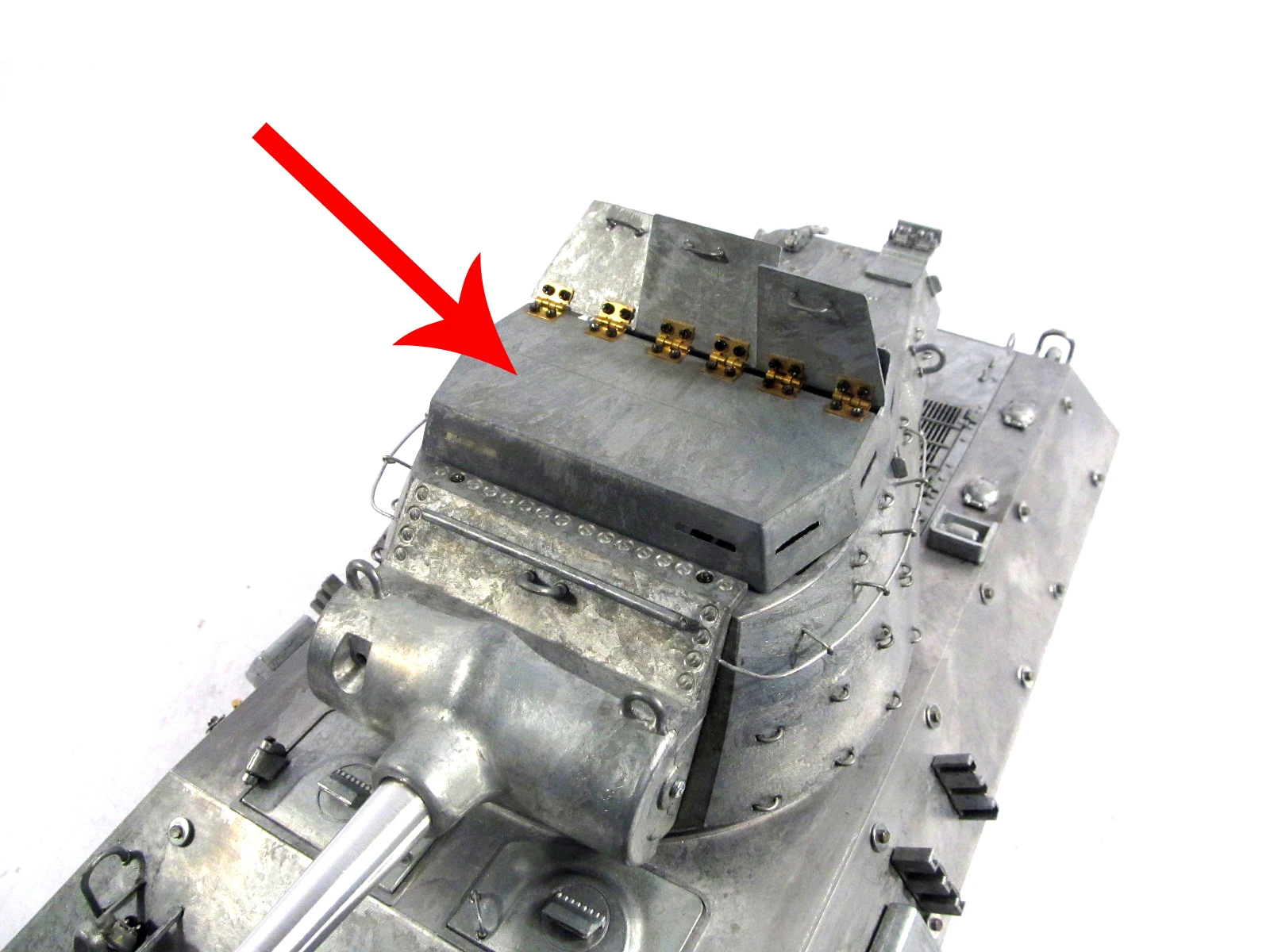 Mato 1:16 MT219 Metal Turret Cover for MATO 1236 All Complete Metal M36 Tank Destroyer  RC tank