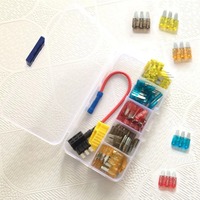 50Pcs Micro3 Automotive Car Fuse for Ford Focus Mondeo Dodge JEEP 5A 7.5A 10A 15A 20A Clocks  Box Fusible Auto