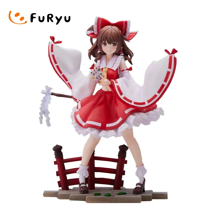 

In Stock Genuine FuRyu TENITOL Touhou Project Hakurei Reimu 20CM PVC Anime Action Figures Collectable Model Doll Toys Gift