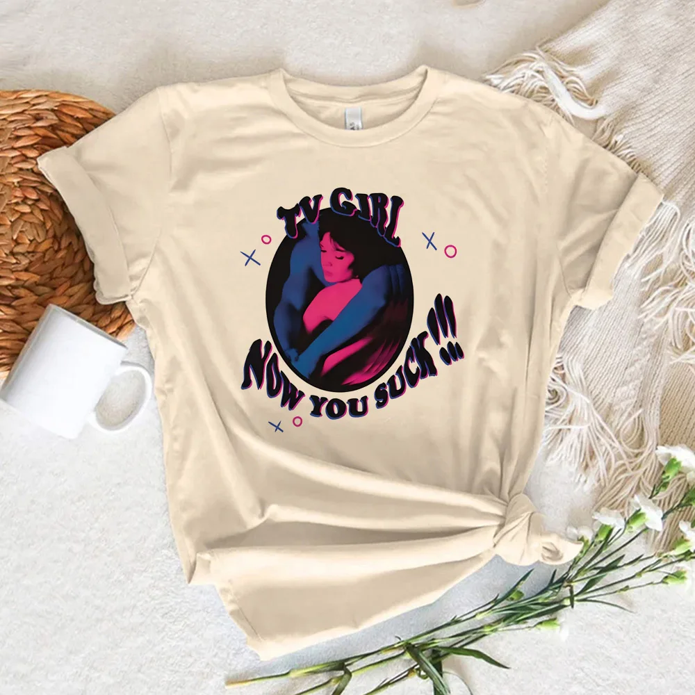 Tv Girl t-shirts women harajuku t shirt female comic clothes