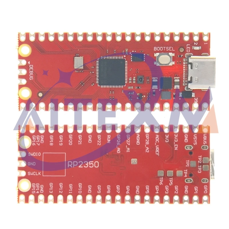 YANXD RP2350 Development Board Pico2 TYPE-C USB RP2350A Chip Microcontroller Compatible With Raspberry Pi PICO 2