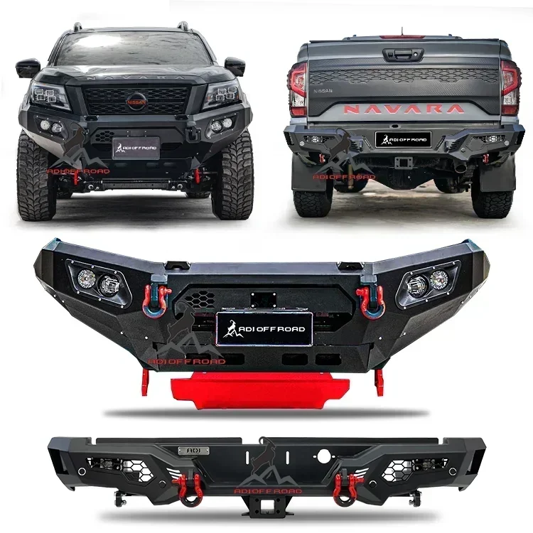 First-line brand quality 4x4 pickup Accessories Steel FRONT BUMPER  REAR BUMPER  BULLBAR FOR NAVARA NP300 4X-PRO FRONTINE