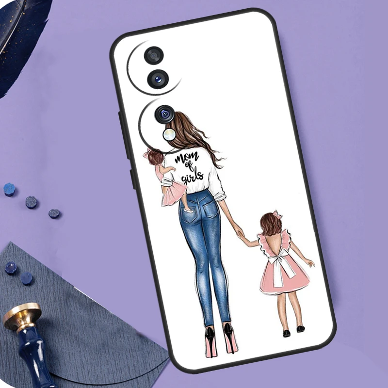 Custodia per telefono mamma e figlia per Honor 90 Lite 70 50 Magic 5 6 Pro X6 X7 X8 X9 X6a X7a X8a X9a X9b X8b Cover