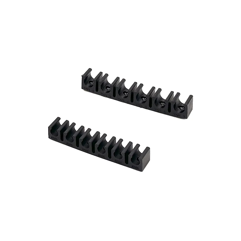 U-shaped buckle tracheal clamp, multiple tube holder nylon fixed slot pipe clamp SX-4 6 8 10 12 TM-D4 D6 D8 D10 D12