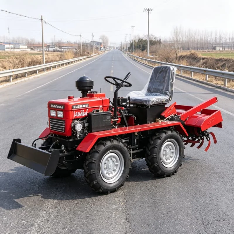 Customized Wheeled Tillage Equipment, CE Certified Model, Hot-selling 4-Wheel Cultivator, All-scenario Four-wheel Farm Machinery