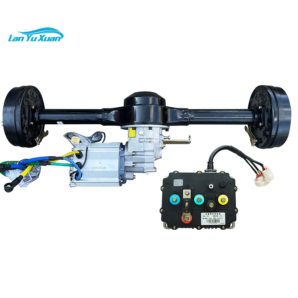 

Pmsm motor 48V 5000W rear axle with controller for Golf cart EV kit