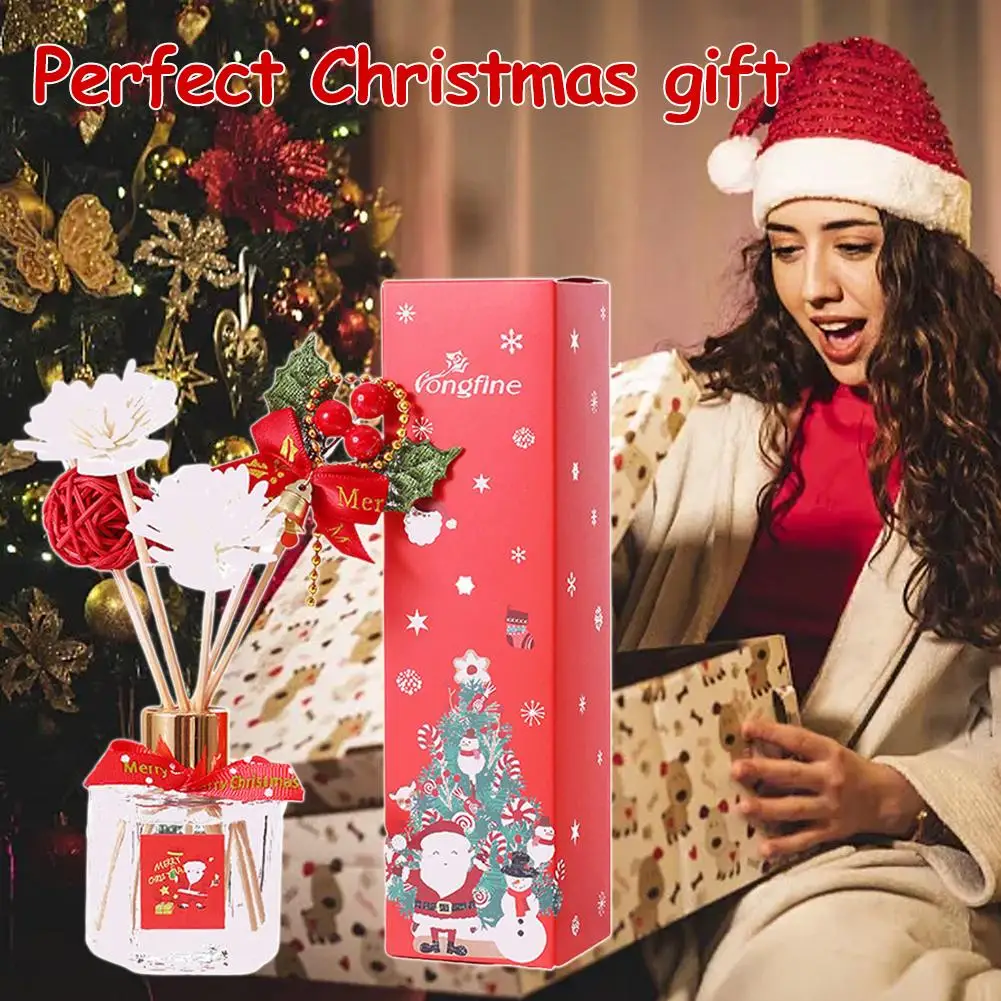 50 مللي مزيل عرق عيد الميلاد لا عطور النار الروطان الناشر عصا لعيد الميلاد السنة الجديدة الديكور H1O3