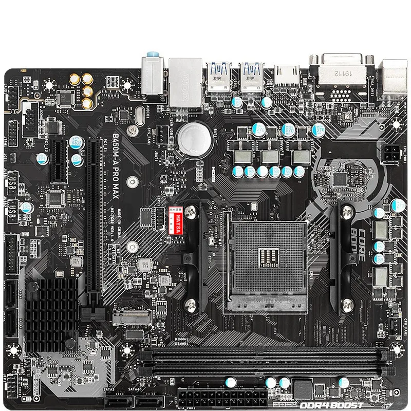 

For MSI B450M-A PRO MAX Used Motherboard Socket AM4 DDR4 AMD Ryzen 32GB AMD B450 Desktop B450 Mainboard B450 M.2 PCI-E 3.0