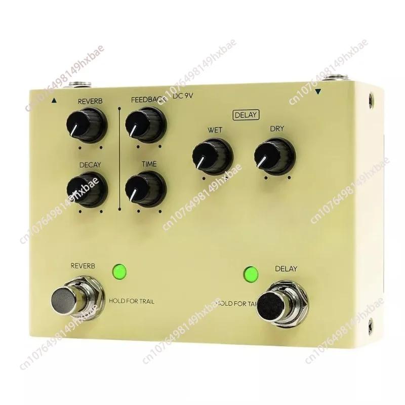 QDS-02 Levitate Digital Delay and Reverb 2 in 1 Guitar Effects Pedal