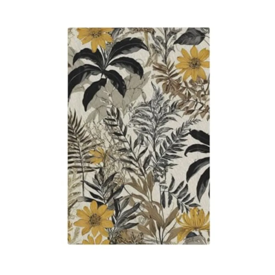 Boho Decorative Light Switch Cover with Sunflower Design