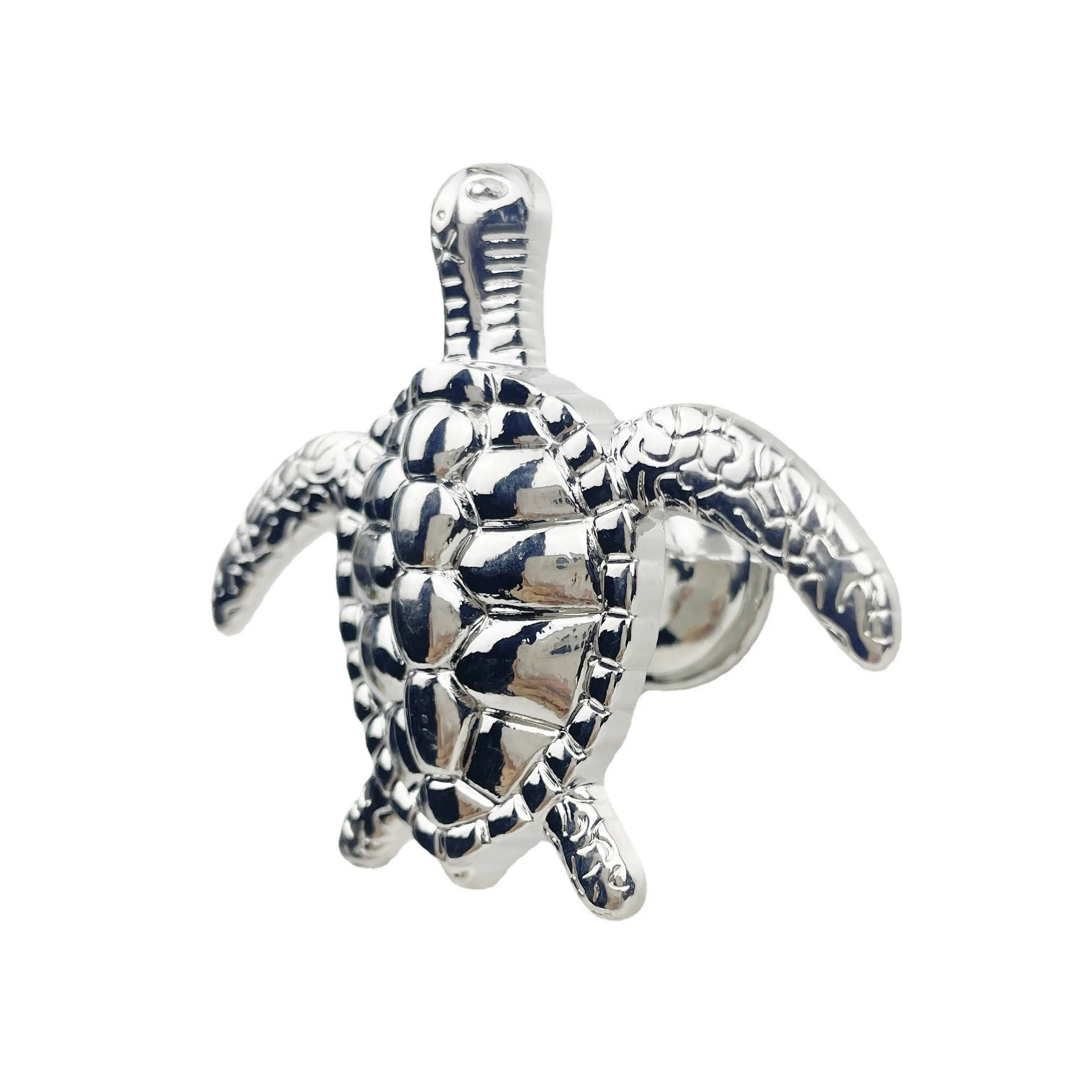 Modern Marine Animal Turtle Knob – Metal Single Hole Drawer Pull for Kids' Room (Suitable for Shoe Cabinet, Kitchen & Drawer)