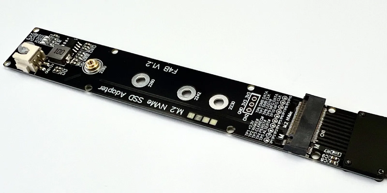 F44SF F44AB Für M.2 NVMe SSD FFC Verlängerung Kabel Solid State Drive Riser Karte GEN5 für M.2 NVMe schlüssel M zu PCI Express 5,0 X4 PCIE – Detail 10