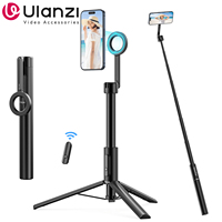 Ulanzi 1.64M MG-002 Selfie Stick Tripod Magnetic For iPhone Samsung Xiaomi Huawei Desktop Stand Holder For Tiktok Video Shooting