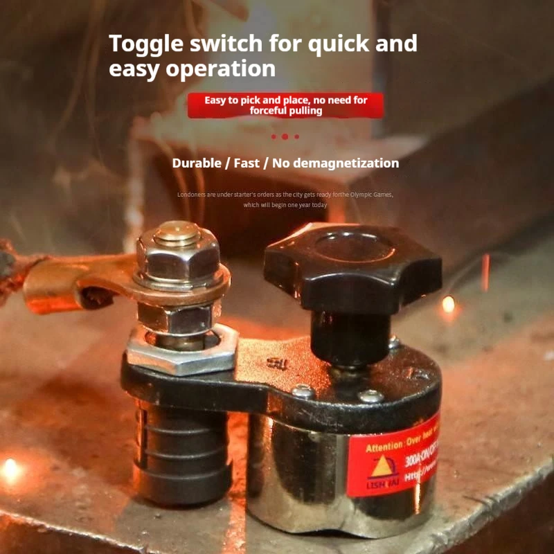

Magnetic Welding Ground 200A/300A/600A On/Off Magnetic Welding Ground Clamp Rare Earth Switchable Magnet
