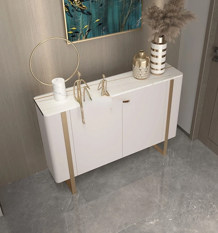 Light Luxury Entrance Cabinet Shoe Cabinet Modern Minimalist Corridor Aisle