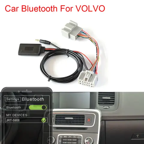 Car AUX-IN Audio Adapter Bluetooth 5.0 Module For Volvo C30 S40 V40 V50 S60 S70 C70 V70 XC70 S80 XC90 AUTO Accessories