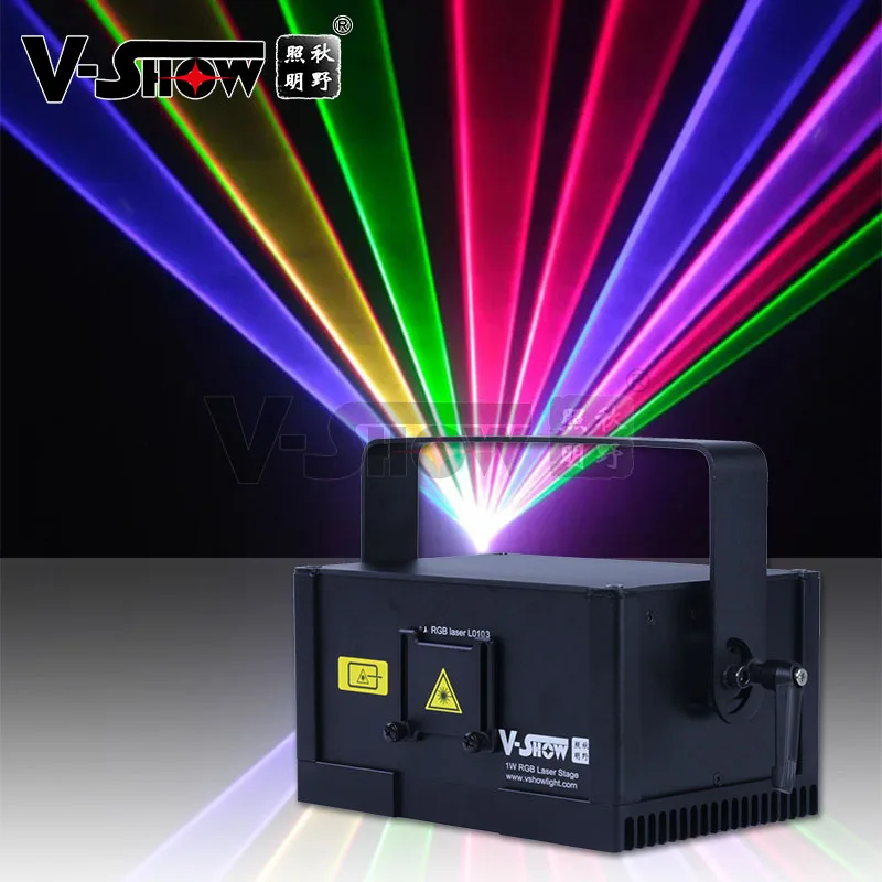 1W Mini RGB Animation Light Bar Light Wedding Outdoor Beam projector Show