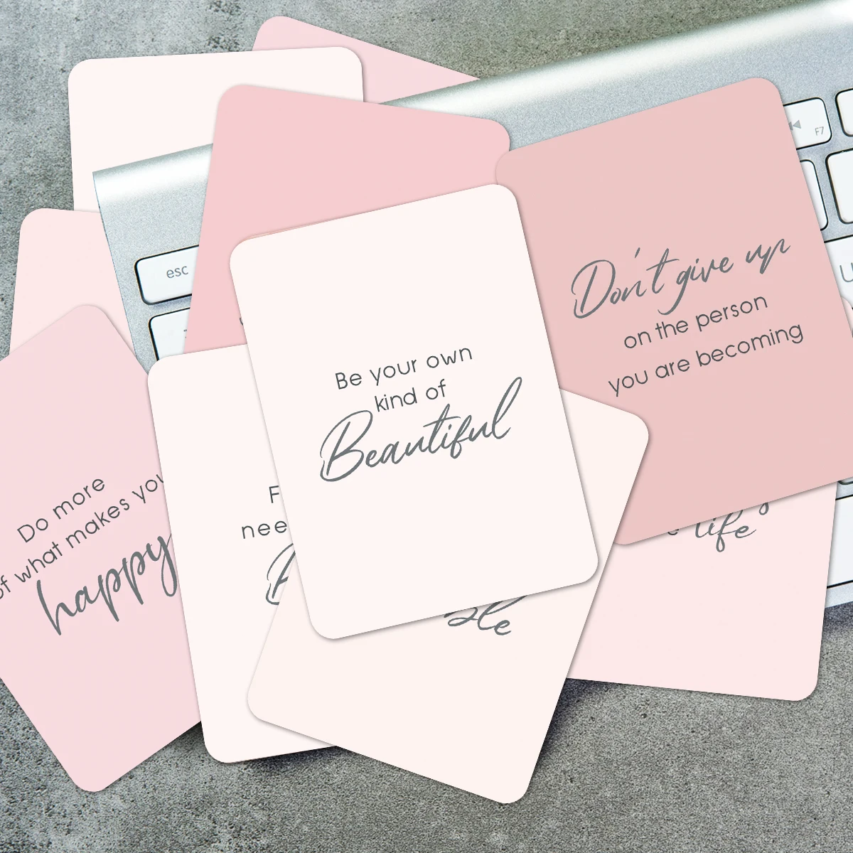 30 biglietti con citazione motivazionale ispiratrice per regali di compleanno, forniture per ufficio, prodotti per la stampa, accessori per fiori aziendali