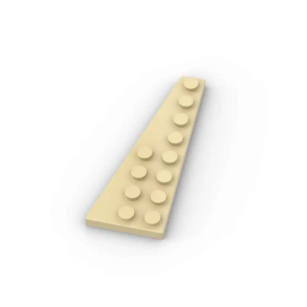 MOC 10 قطعة 3544 لوحة اللبنات عدة إسفين 8x3 البيت الأيسر القلعة مجلس الطوب الجسيمات لغز تجميع لعب الأطفال الهدايا