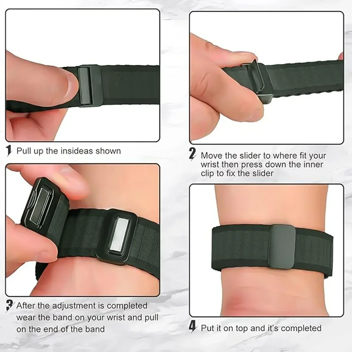 Trail loop band voor Samsung Galaxy Watch 7 Ultra 47 mm sport nylon band magnetische armband voor Galaxy Watch Ultra 47 accessoires