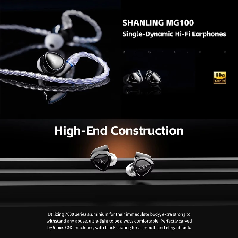 Рисунок 2 - SHANLING MG100 Наушники-вкладыши