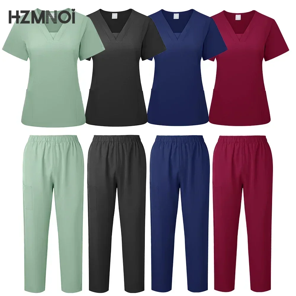 

HZM Veterinary Pet Hospital Medical Work Uniform Set Dental Clinic and Operating Room Stylish Doctors and Nurses in Beauty Salon