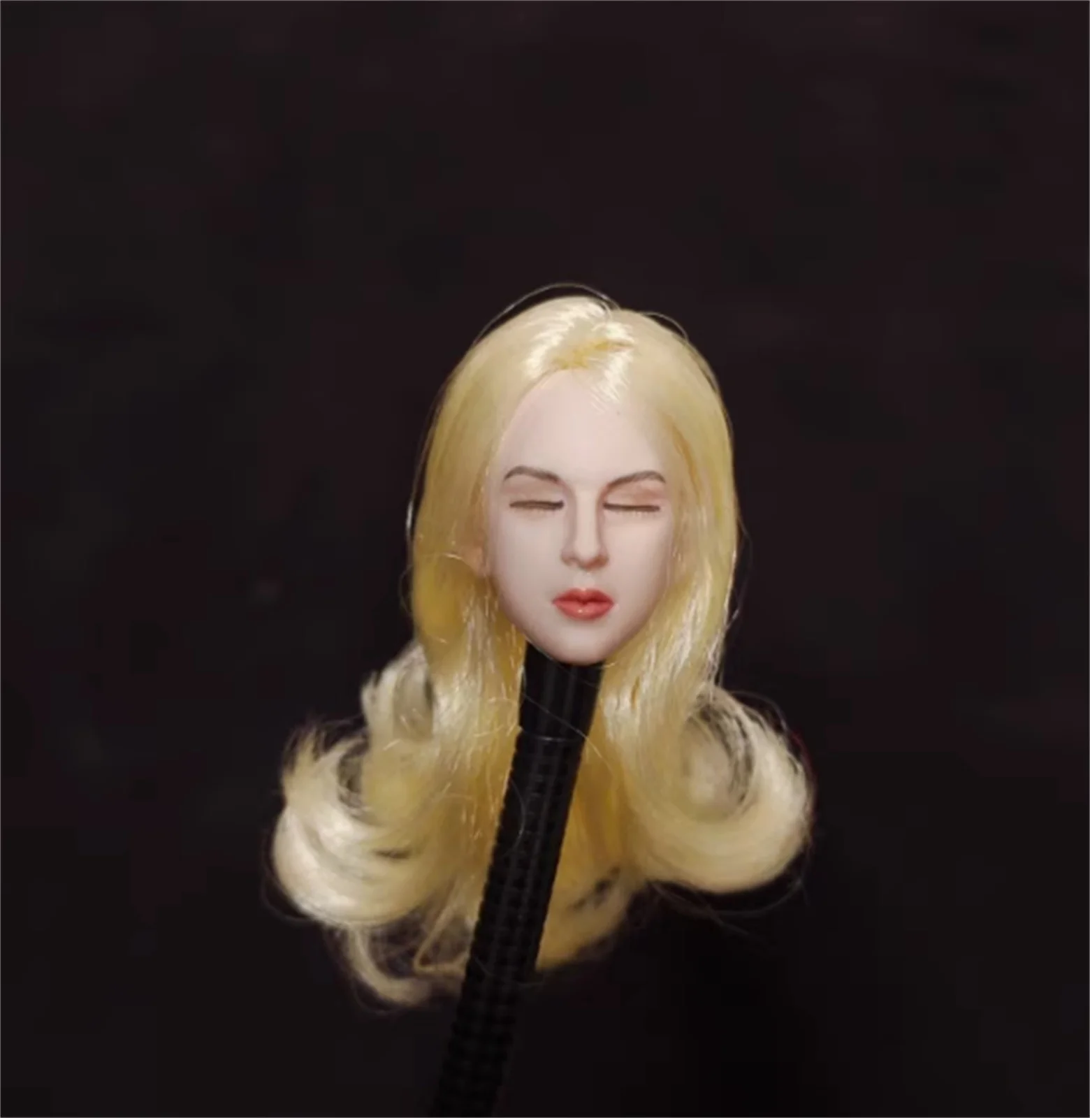 

1/6 Scale Female Head Sculpture Close Eye Sleep Expression For 12'' Tbleague Ph Jiao Doll Figure Body