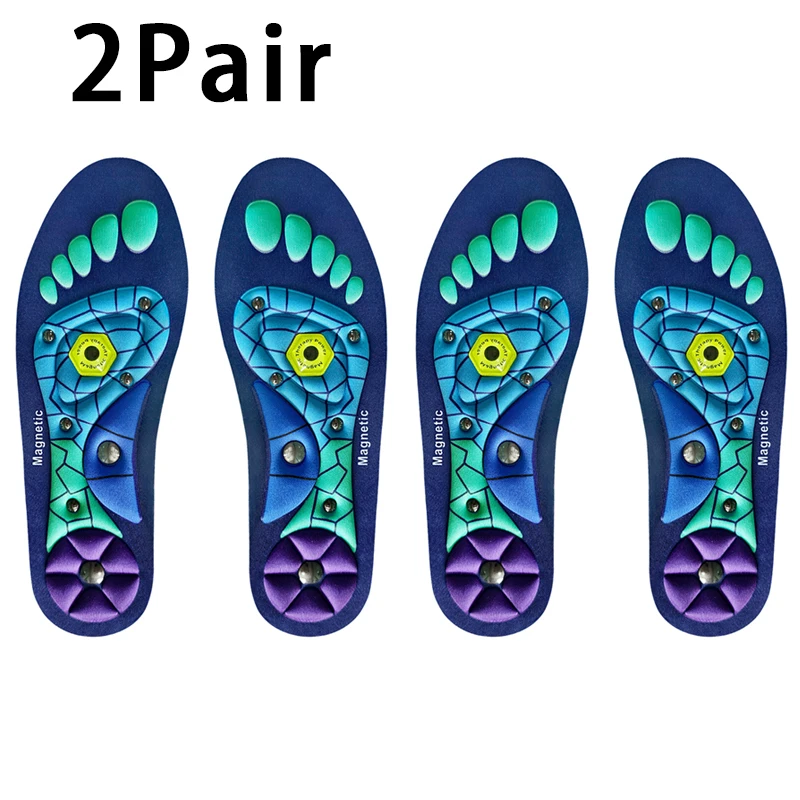 Magnetische Therapie Massage Inlegzolen Mannen Voet Acupunt Massage Inlegzolen Steunzool Orthopedische binnenzool Comfort Schoen Pads 1 Paar/2 Paar