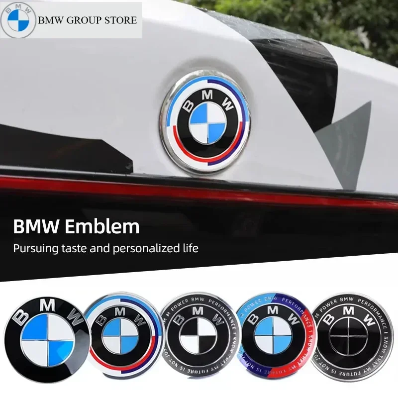 

BMW GROUP 7Pcs Car Front Rear Emblem Badge Steering Wheel Hub Covers For BMW G30 G20 F10 F30 E39 E46 E60 E90 F40 F20 E39 E46 E91