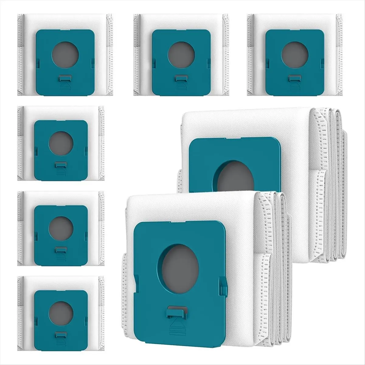 Paquete de 8 bolsas de polvo imprescindibles VCA-ADB952 compatibles con aspiradora de mano extra/completa Samsung Bespoke Jet Pro Extra