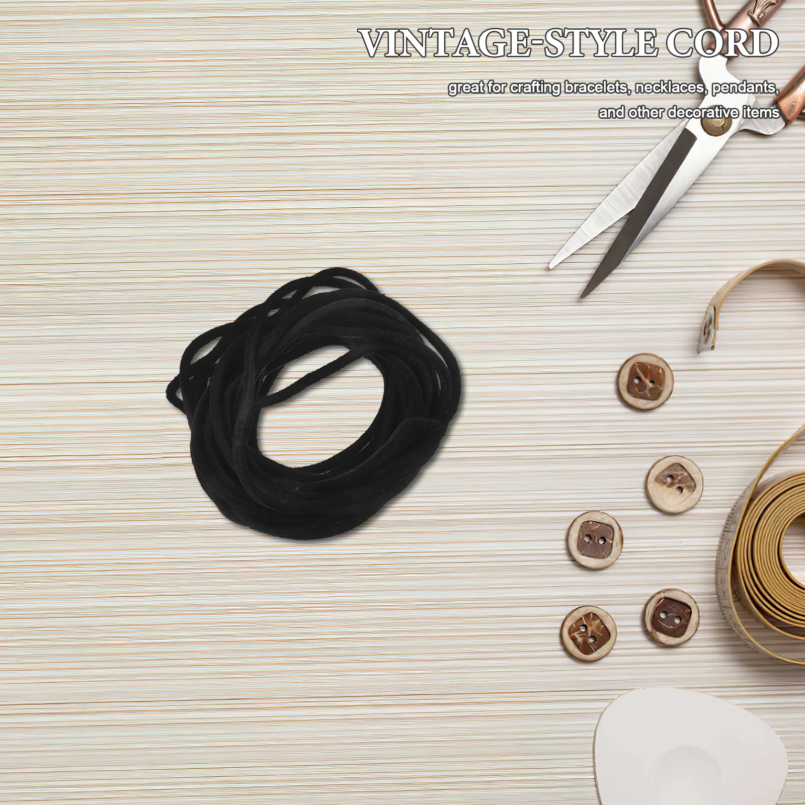 

Retro Cowhide Rope Beading Cord for Jewelry Making Braided Necklace Wristband Cords Craft Thread
