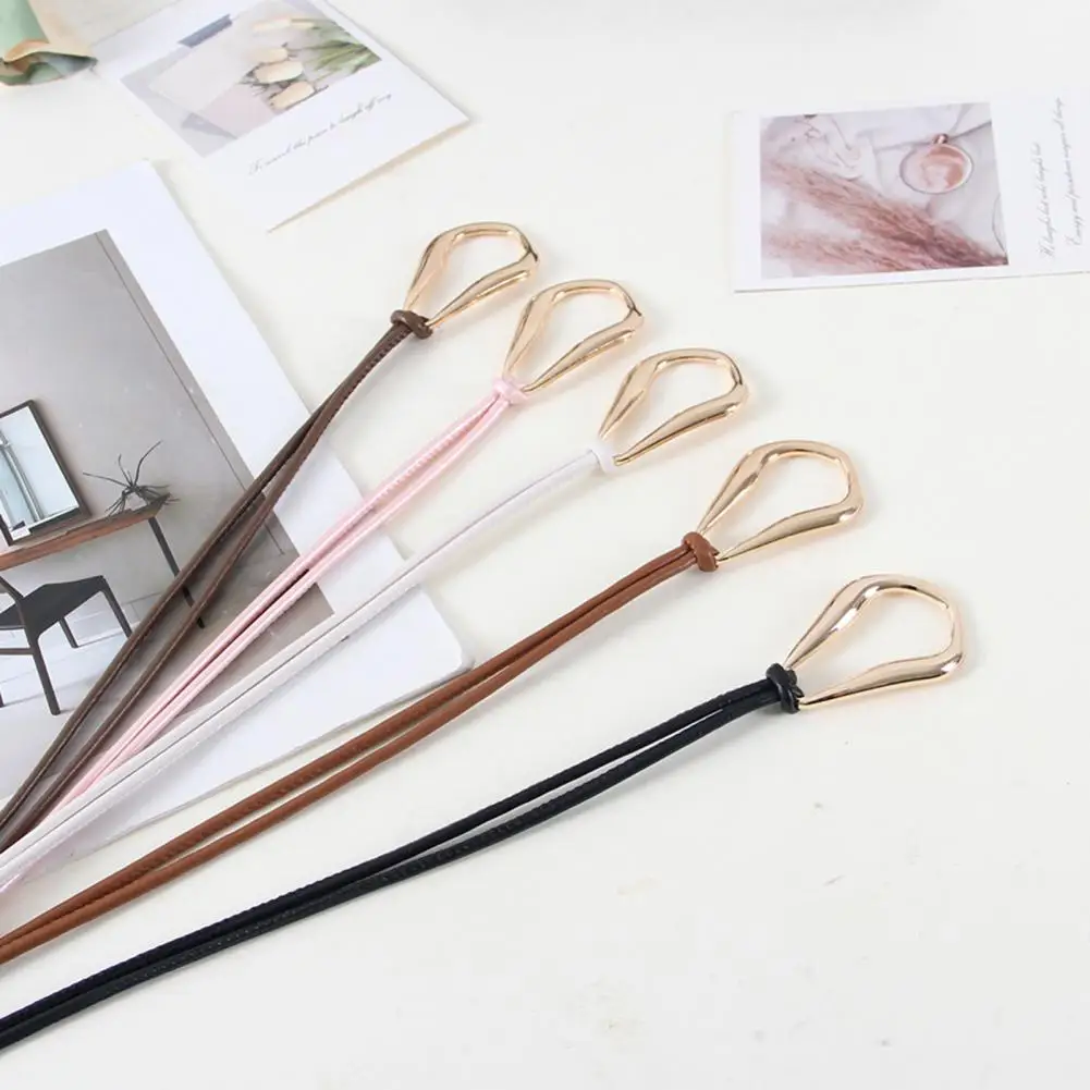 

Женский ремень из искусственной кожи, удобный женский ремень, женский регулируемый пояс из искусственной кожи для платьев