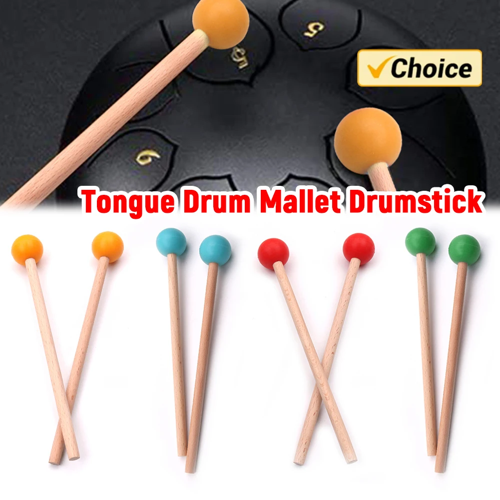 Tongue Drum Drumsticks Mallet for Marimba Musical Percussion Instrument Percussion Instrument Accessories 1 Pair